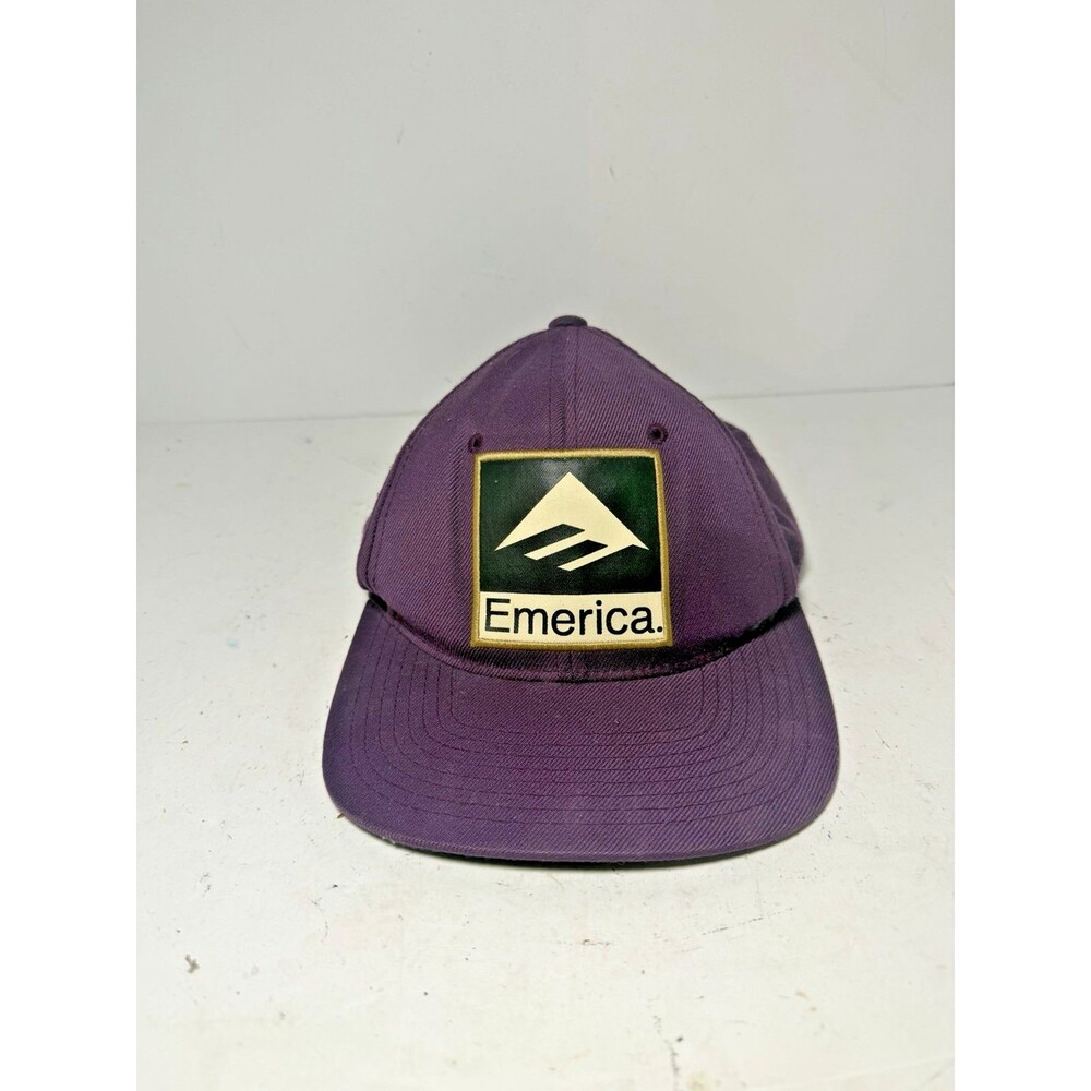 Emerica Snapback Hat Purple Starter The Natural Wool Blend Skateboarding